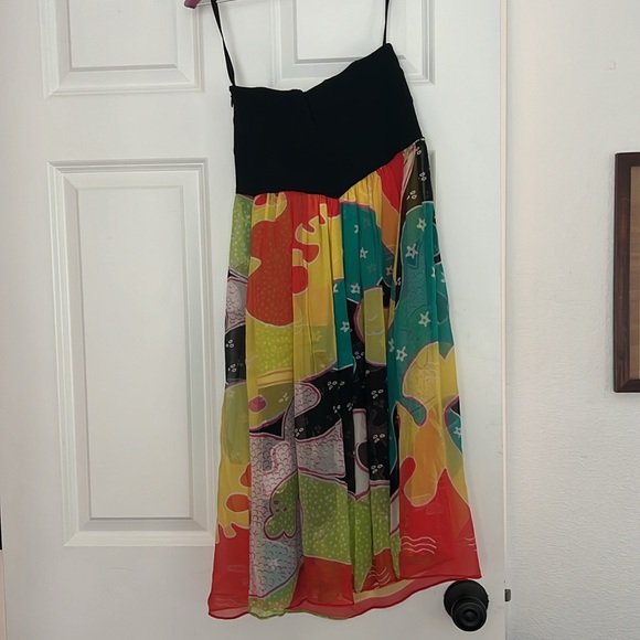 Diane Von Furstenberg Multi-Color Silk Dress - Picture 4 of 5